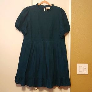 Universal Thread Teal Baby Doll Dress
